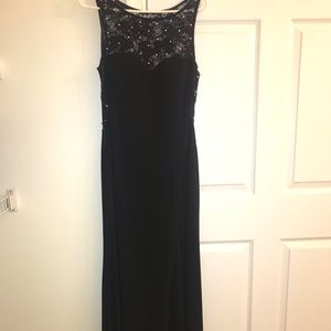 Macy’s Black Sequenced Gown